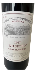 Burge Family Winemakers Wilsford Shiraz 