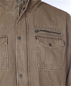 LEVI'S Men's Heavy Duty Cotton Jacket, Size 2XL, Zip/Stud Front Closure, Br  Auction | GraysOnline Australia