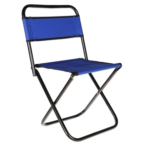 Mini Folding Camp Chair, Metal Frame, Ca