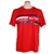 TOMMY HILFIGER Men's Logo Stripe Tee, Size XL, Cotton, Apple Red. Buyers No