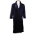 GLOSTER Men's Plush Wrap Robe. Size L/XL, 100% Polyester, Navy. N.B. Missin