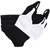 5 x PUMA Women's Sports Bras & Underwear, Size L, Black/ White. NB: white s
