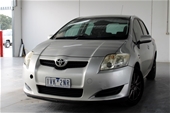 Unreserved 2007 Toyota Corolla Ascent Automatic Hatchback