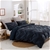 Dreamaker Tufted Washed Vintage Cotton Quilt Cover Set Double Bed