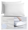 Box of 20 x Set of 2 Pillowcases 1000TC Ultra-Soft, White, Queen 80cmx54cm