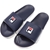 FILA Unisex Drifter Box Slides, Size UK 4, Navy. Buyers Note - Discount Fre