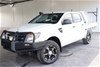 2013 Ford Ranger XL 4X4 PX Turbo Diesel Manual Crew Cab Chassis