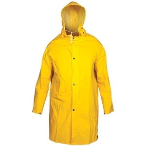 TOLSEN PVC Rain Coat with Hood, 0.32mm T