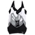 5 x PUMA Women's Sports Bras, Size M, Nylon/Elastane/ Polyester, White/Blac