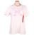 2 x LE COQ SPORTIF Women's Chloe Tee, Size M, 100% Cotton, Pink Stripe. Bu