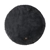 Charlie's Shaggy Faux Fur Round Padded Lounge Mat Charcoal Large
