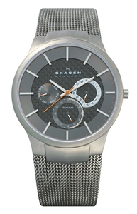 Skagen Titanium Mens 24hr Watch - 809XLT