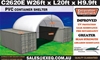 2022 Unused Heavy duty 20ft Container Shelter with End Wall