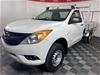 2012 (2013) Mazda BT-50 XT 3.2lt Turbo Diesel Automatic Cab Chassis