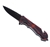 TAC-FORCE Folding Knife 12.5cm S/S Blade 21.5cm Total Length, Aluminium Han