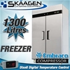 Unused Double Door Freezer 1300L - MBF02-SS