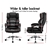 Office Chair Executive Gaming Racer PU Leather Seat Recliner ALFORDSON