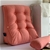 SOGA 60cm Peach Triangular Wedge Lumbar Pillow Headboard Bed Cushion