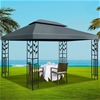 Instahut Gazebo 4x3m Party Marquee Outdoor Event Tent Iron Art Canopy Grey