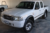 2003 Ford Courier XL 4X4 CREW CAB PG T/D Manual Dual Cab