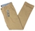 JACHS Men's Flat Front Trousers, Size 36, Cotton/Elastane, Khaki. Buyers No