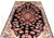 Fine Hand Knotted Medallion center Cream and navy Tone (cm):202 X 133