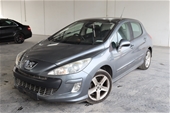 Unreserved 2008 Peugeot 308 XTE Automatic Hatchback