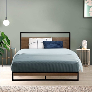 Artiss Metal Bed Frame King Sngl Size Ma