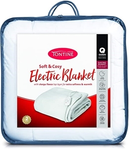 TONTINE Sherpa Electric Blanket, Double 