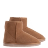 Royal Comfort Ugg Boots Mens Leather Upper Wool Lining - (6-7) - Camel
