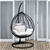Arcadia Furniture Rocking Egg Chair Outdoor Wicker Rattan Patio Tear Drop