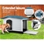 i.Pet Dog Kennel Kennels Outdoor Plastic Pet House Puppy XL Outside
