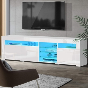 Artiss TV Cabinet Stand RGB LED Gloss 3 