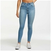 WRANGLER Women's High-Pins Skinny Jeans, Size 6, Cotton/ Elastane, Deep Ind