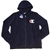 CHAMPION Men's Zip Hoodie, Size L, Cotton/Polyester, Navy. Buyers Note - Di