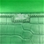 Hermes Jige Duo Alligator Mississippiensis emerald green clutch wallet
