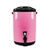SOGA 2X 18L Stainless Steel Insulated Milk Tea Hot and Cold Dispenser Pink
