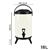 SOGA 2X 18L Stainless Steel Insulated Milk Tea Hot and Cold Dispenser White