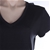 4 x SIGNATURE Women's V-Neck T-Shirts, Size L, 100% Cotton, Black. Buyers