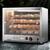 Devanti Commercial Food Warmer Electric Pie Hot Display Showcase 4 Tier