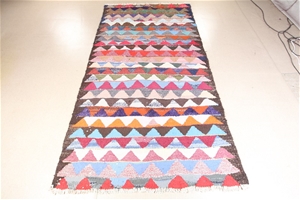 Hand Woven Multi color Kilim Wool Size(c