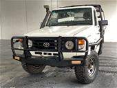 UNRESERVED-2002 Toyota Landcruiser (4x4) Manual Cab Chassis