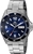 ORIENT Men's Mako II Automatic Dive Watch, 41.5mm, 200m WR, Day-Date, Blue,