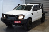 2012 Ford Ranger XL 4X4 PX Turbo Diesel AT Crew Cab Chassis
