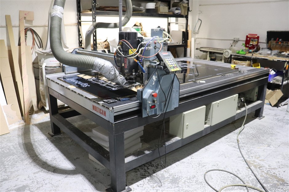 Multicam Series IIS Flat Bed CNC Router Auction (0002-5050566) | Grays ...