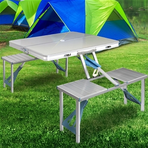 Portable Folding Camping Table and Chair