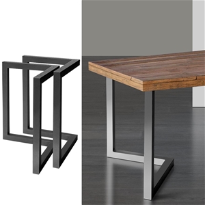 Artiss 2x Coffee Dining Table Industrial