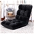 Artiss Lounge Sofa Bed Floor Futon Couch Chair Cushion Black