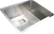 550x455mm Handmade 1.5mm SS Undermount/Topmount Kitchen Sink w/ SquareWaste
