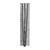 Set of 4 Industrial 3-Rod Retro Hairpin Legs 12mm Steel Bench - 71cm Black